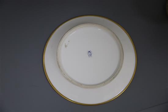 A Sevres cabinet cup and saucer, c.1822,